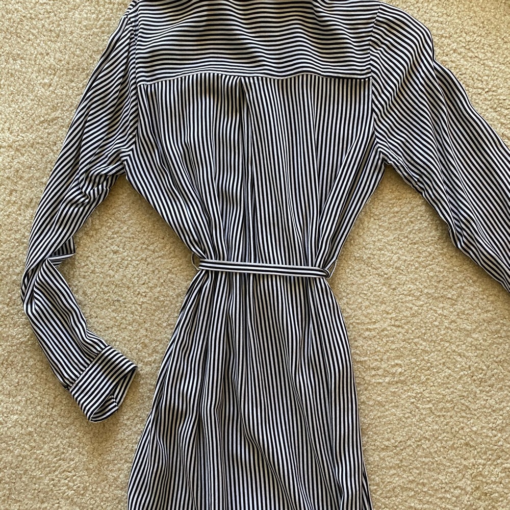 colored striped dress
